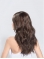 18'' Wavy Brown Without Bangs 100% Hand-tied Monofilament Long  Human Hair  Wigs 