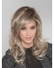 16'' Wavy With Bangs Monofilament Lace Front Blonde Long Synthetic Women Hair Wigs