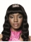 14'' Wavy With Bangs Capless Black Human Hair African American Women Wigs