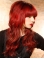 20'' Wavy With Neat Bangs  Capless Human Hair Wigs