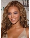 16'' Sassy Auburn Wavy Without Bangs Lace Front Long Human Hair Beyonce Women Wigs