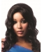 14'' Black Wavy Without Bangs Lace Front African American Human Human Hair Wig