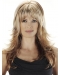 Pleasing Blonde Wavy With Bangs Lace Front Long Synthetic  Women Wigs