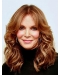 16'' Wavy Without Bangs Layered Lace Front Jaclyn Smith Stunning and Polished Long Body-wave Style Human Hair Wig