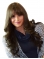 22'' Monofilament Wavy With Full Bangs Monofialment Lace Front Remy Human Hair Long Women Wigs
