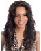 Brown Wavy Long Human Hair Lace Front Wigs