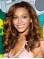 Beyonce Knowles Casual Cute Hairstyle Custom Long Wavy Full Lace Human Hair Wig about 18 Inches
