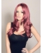 Convenient Red Wavy Long Celebrity Wigs