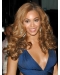 Beyonce Knowles Fabulous 100% Human Hair Long Spiral-curly Glueless Lace Front Wig about 22 Inches