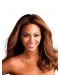 Beyonce Knowles Sexy 16 Inches mid-length Wavy 100% Human hair Lace Front Wig