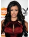Kim Kardashian Hairstyle 100% Human Hair Long Wavy Black 22 Inches Full Lace Wig