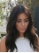 Kim Kardashian Long Natural Wave 100%b Human Hair Lace Wig 20 Inches