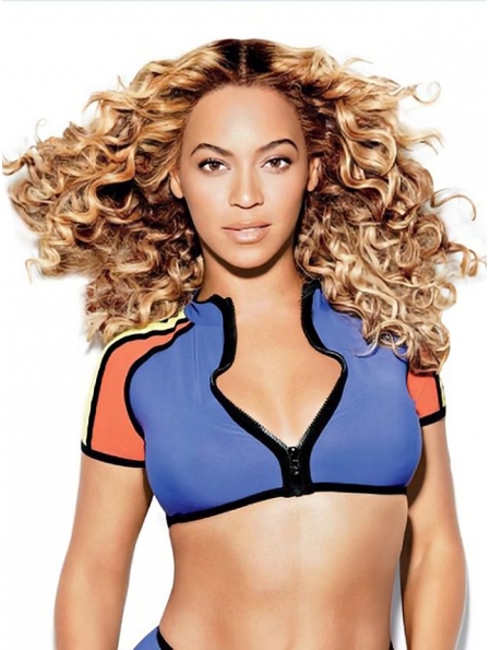 New Arrival Beyonce 18 Inches Thicken Human Hair Lace Wig Free Shipping