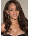 Rihanna Mysterious and Attractive Long Twisty Layered Wavy Full Lace Human Hair Wig 20 Inches