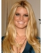 Jessica Simpson Glamorous 100% Human Remy Hair Lace Front Long Wavy Wig about 20 Inches