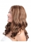 Brown Wavy Remy Human Hair Gorgeous Long Wigs