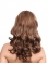 Brown Wavy Remy Human Hair Gorgeous Long Wigs