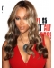 Tyra Banks Well-trimmed Long Wavy Lace Human Hair Wig 20 Inches