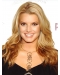 Jessica Simpson Classically Beautiful 100% Human Remy Hair Long Layered Wavy Lace Front Wig about 18 Inches