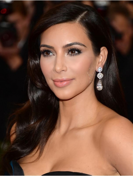 Top Wavy Long Brown Kim Kardashian Wigs
