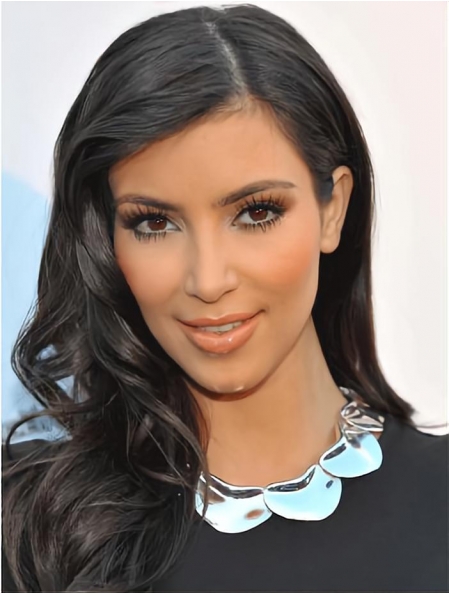New Wavy Long Black Kim Kardashian Wigs