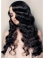 Beautiful Remy Human Hair Black Curly Long Wigs