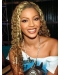 Beyonce Knowles Natural 24 Inches Long Curly Lace Front Human Hair Wig