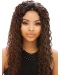 Sassy Auburn Curly Long Human Hair Full Lace Wigs