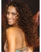Halle Berry Sultry Long Curly Lace Front Human Hair Wig 24 inches