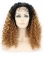 Amazing 22 Inch long Curly Style Lace Front 100% Remy Hair Ombre Wigs