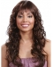 Stylish Auburn Curly Long Human Hair Wigs & Half Wigs