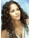 Halle Berry Fresh and Ladylike Long Curly Lace Front Human Hair Wig 18 Inches