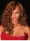 Tyra Banks Sexy Luscious Long Curly Lace Front Human Hair Wig 18 Inches