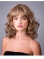Curly Ombre/2 tone 14" With Bangs Capless Synthetic Long Hair Wigs