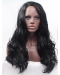  Good Black  Curly Without Bangs Lace Front Synthetic Long  Women Wigs