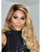 Curly Long Lace Front Without Bangs Ombre/2 Synthetic Women Tone Toni Braxton Wigs