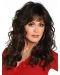 With Bangs Curly Lace Front Long Synthetic Women Marie Osmond Wigs
