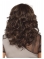 Trendy Brown Curly Capless Long Human Hair  Women Wigs & Half Wigs