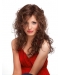 Auburn Layered Curly Lace Front Graceful Long Human Hair Women Wigs For Cancer