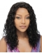 Suitable Black Curly Long Human Hair Full Lace Women Wigs