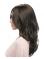 Amazing Black Curly Monofilament Remy Human Hair Long  Women Wigs