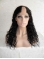 Wholesome Black Curly Lace Front Long U Part Human Hair Women Wigs