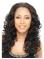 Impressive Brown Curly Capless Long Human Hair Wigs & Half Women Wigs