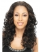 Impressive Brown Curly Capless Long Human Hair Wigs & Half Women Wigs
