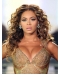 Unique Lace Front Curly Long Human Hair Beyonce Women Wigs