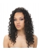 Trendy Black Curly Long Glueless Lace Front Synthetic Women Wigs