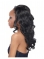 Radiant Black Curly Capless Long Human Hair Wigs & Half Women Wigs