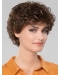 2021 Curly Brown Short 8" Gorgeous Classic Womens Wigs For Sale