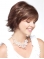 New Arrival Short Layered Straight Capless Synthetic curly Wig With Bangs 