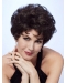 Suitable Natural Looking Black Curly Short Classic Lace Front Human Hair Wigs For Women